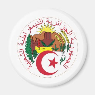Algeria Coat of arm DZ Magnet