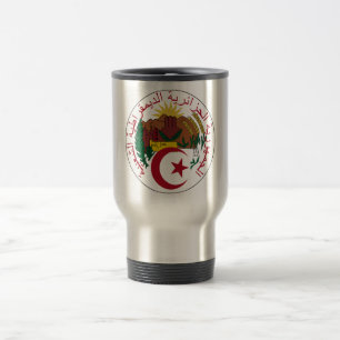 Algeria Coat of Arms Travel Mug