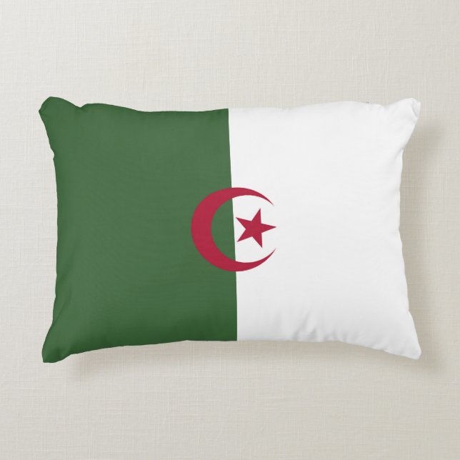 Algeria flag accent pillow (Front)
