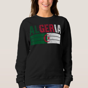 Algeria Flag Algerian Mens Womens Kids Sweatshirt