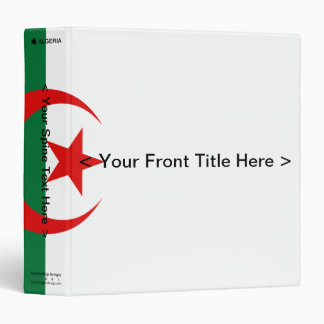 Algeria Flag Binder
