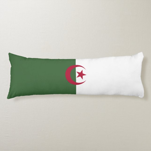 Algeria flag body pillow (Front)