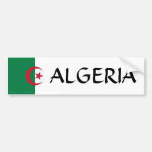 Algeria Flag Bumper Sticker