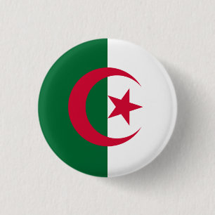 Algeria Flag Button