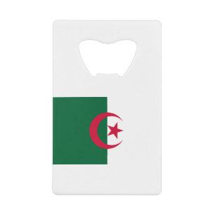 Algeria Flag Credit Card Bottle Opener