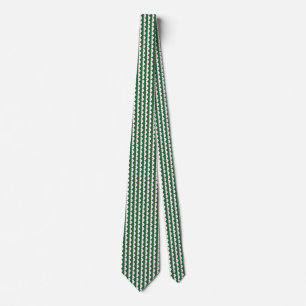 Algeria Flag Honeycomb Tie
