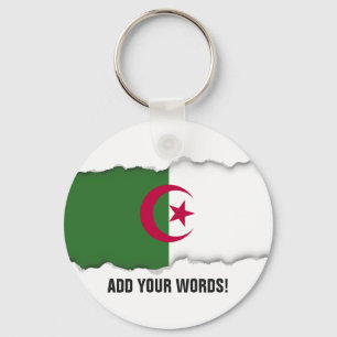 Algeria Flag Keychain