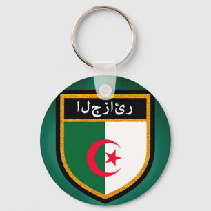 Algeria Flag Keychain