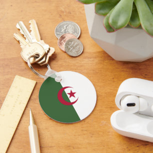 Algeria flag keychain