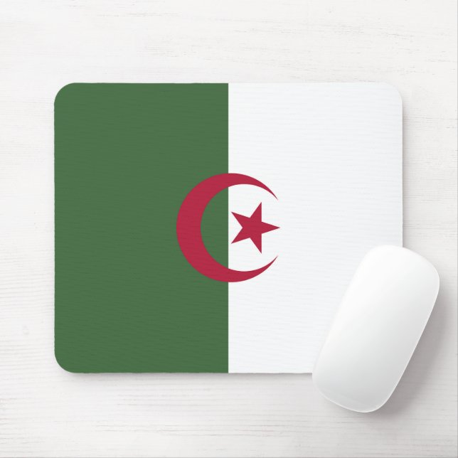 Algeria flag mouse pad (With Mouse)