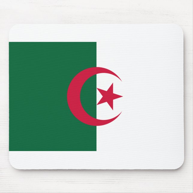 Algeria Flag Mouse Pad (Front)