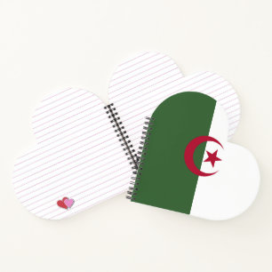 Algeria flag notebook