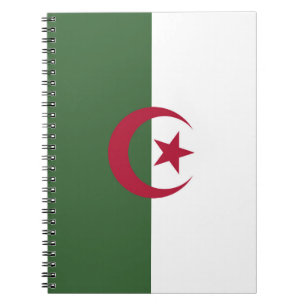Algeria flag notebook