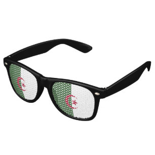 Algeria flag retro sunglasses