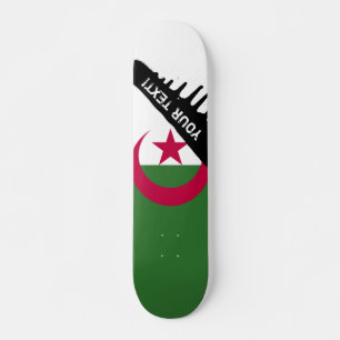 Algeria Flag Skateboard