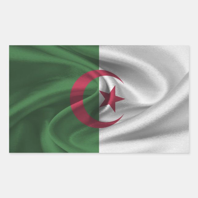 Algeria Flag Sticker (Front)