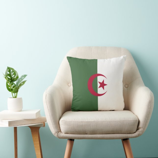 Algeria flag throw pillow (Chair)