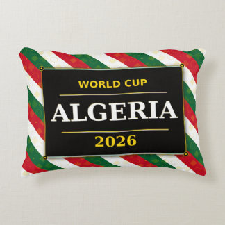 Algeria Football Fan 2026 with Stunning Patterns Accent Pillow
