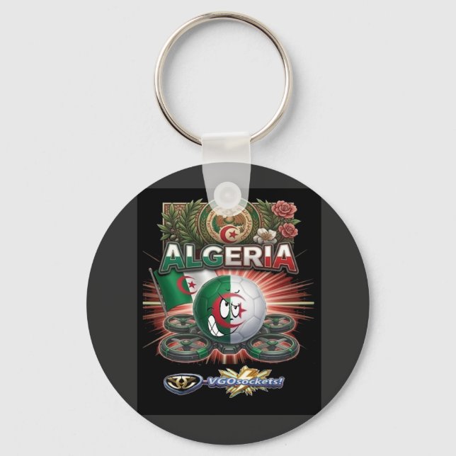 Algeria-GBall-001 Keychain (Front)