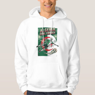 Algeria Goal Energy Skeleton Striker Nations Bold Hoodie