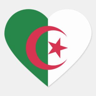 algeria heart sticker