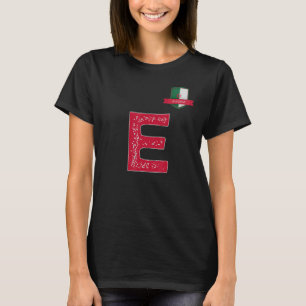 Algeria Human-Flag Group Letter E Algeria T-Shirt