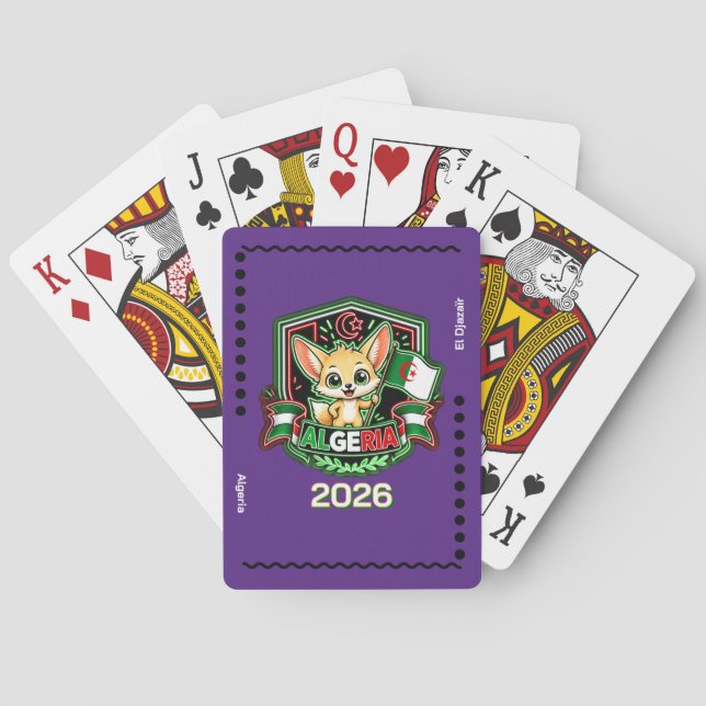 Algeria Kids Playing Cards (Back)