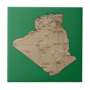 Algeria Map Tile