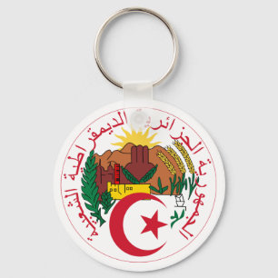 Algeria National Emblem Keychain