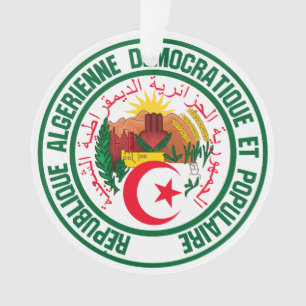 Algeria Round Emblem Ornament