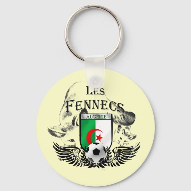 Algeria Soccer Keychain (Front)