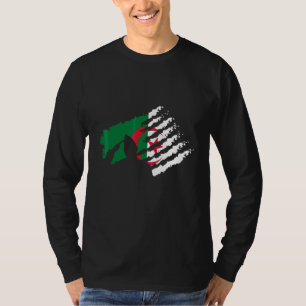 Algeria Soldier Salute Veteran Patriot T-Shirt