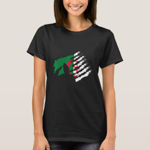 Algeria Soldier Salute Veteran Patriot T-Shirt