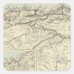 Algeria Square Sticker