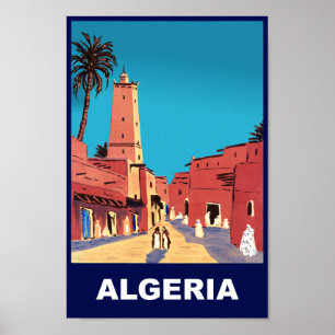 Algeria Travel Poster
