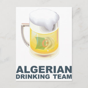Algerian Drinking Team Postcard