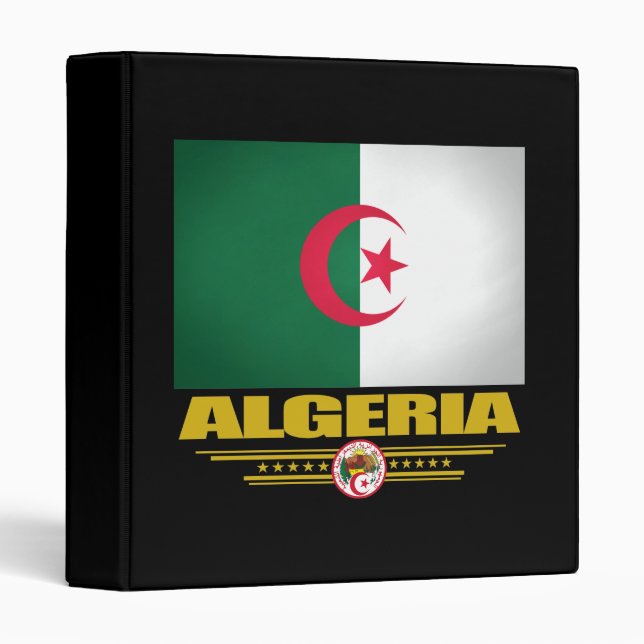 Algerian Flag 1 Binder (Front/Spine)