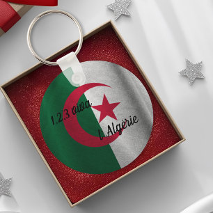 ALGERIAN FLAG KEYCHAIN