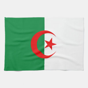 Algerian flag kitchen towel