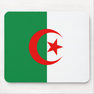 Algerian flag mouse pad