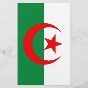 Algerian flag stationery