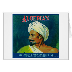 Algerian Orange Label