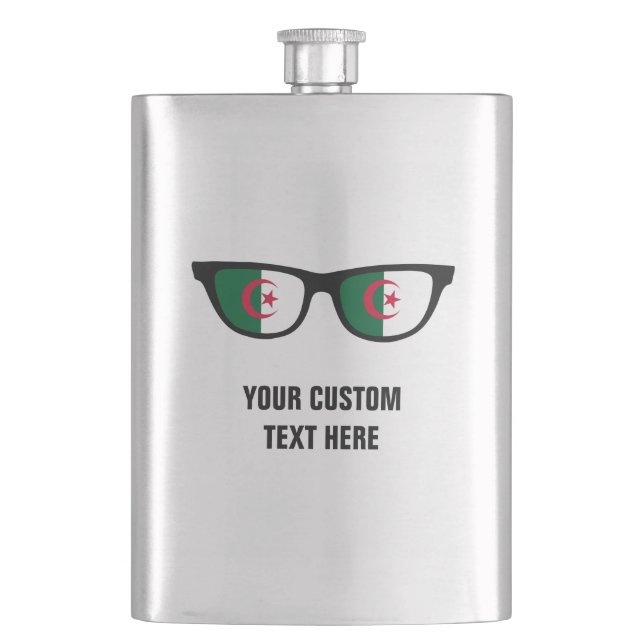 Algerian Shades custom flask (Front)