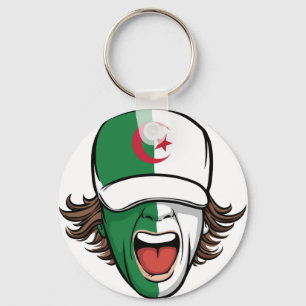 Algerian Sports Fan Keychain