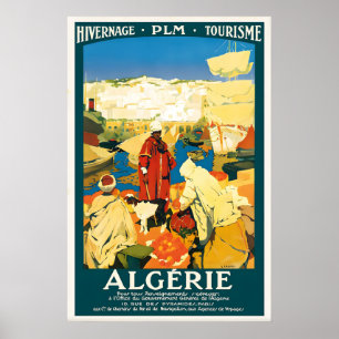 Algerie Africa Vintage Travel Poster Fine Art
