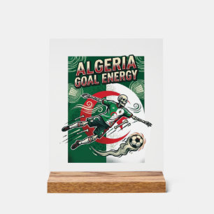 Algérie But Énergie Squelette Attaquant Nations Gr