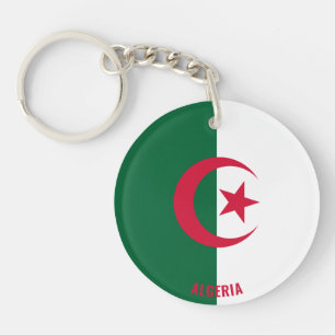 Algérie Drapeau charmant Porte - clé patriotique