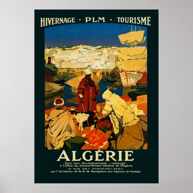 Algérie - poster - Vintage  (Devant)
