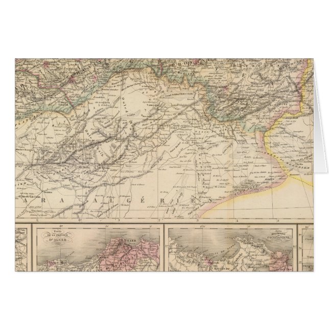 Algérie, Tunisie (Devant horizontal)