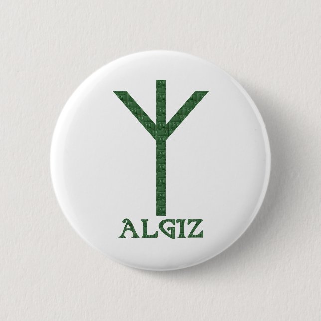 Algiz 2 Inch Round Button (Front)